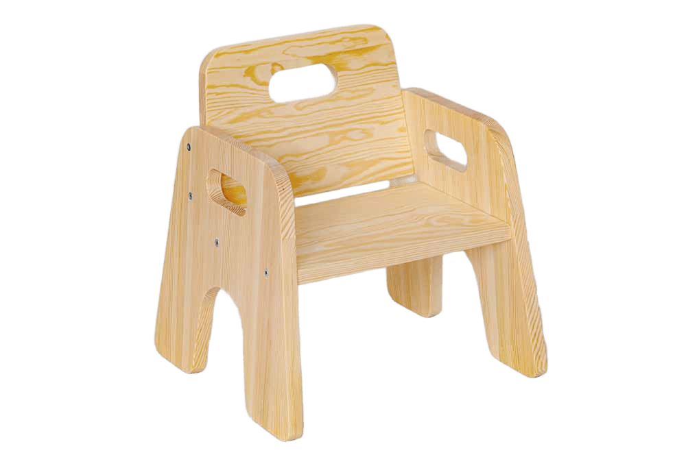 krzesełko a-chair naturalne średnie montessori